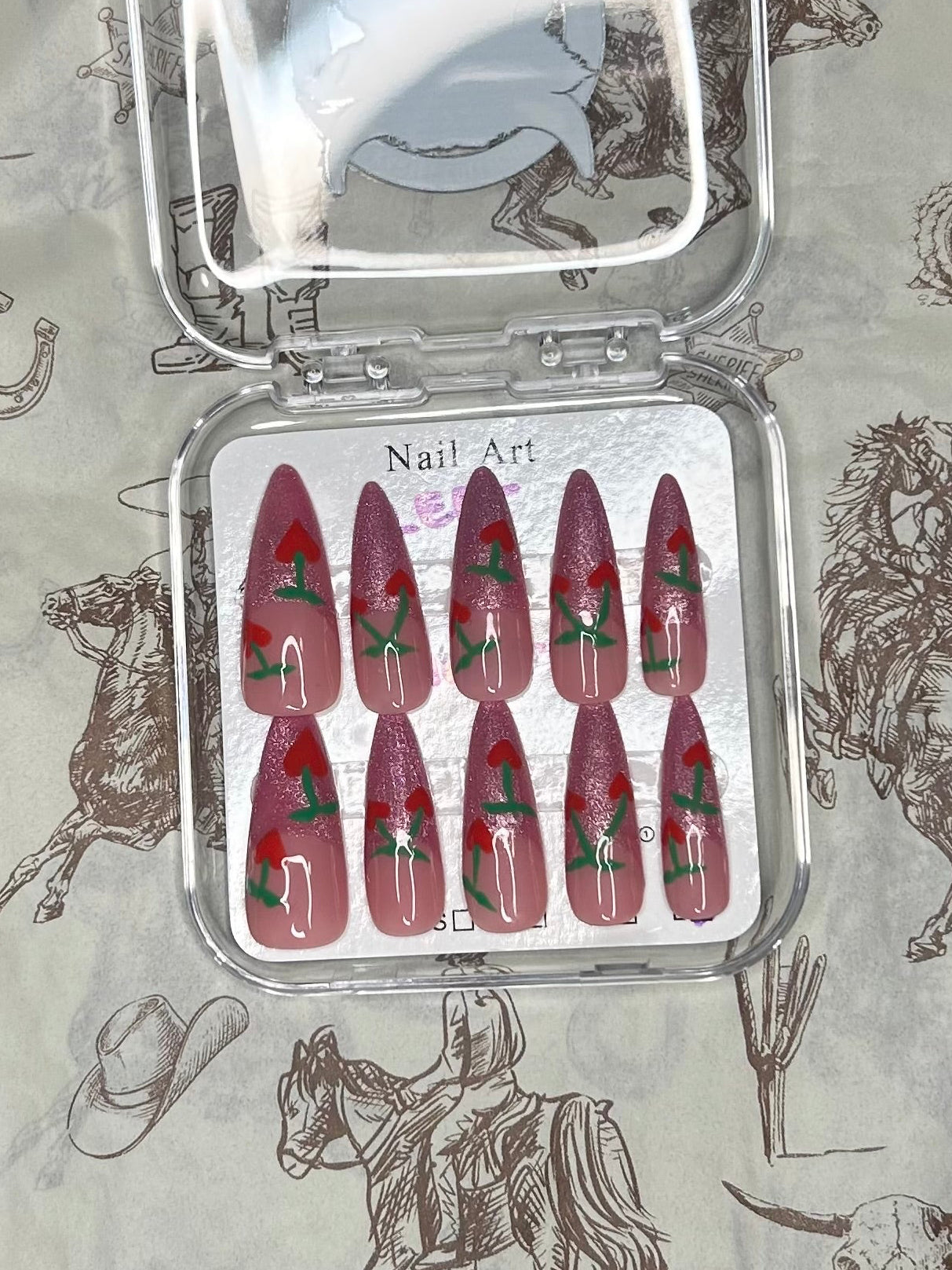 Cherry Hearts - made to order